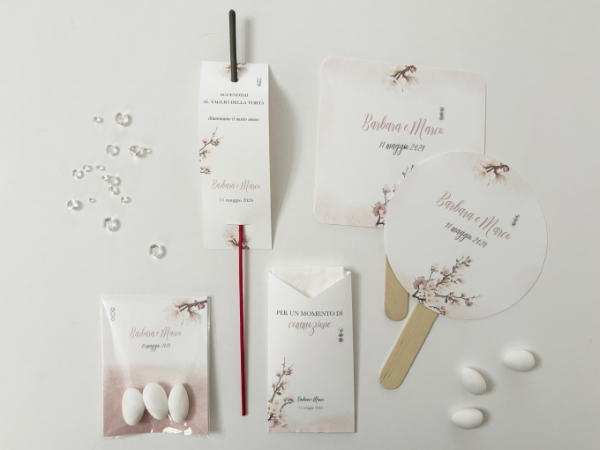 portaconfetti ventagli accessori matrimonio vigevano